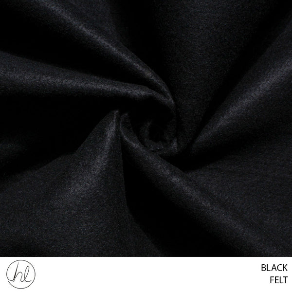 FELT (2) BLACK (180CM) PER M
