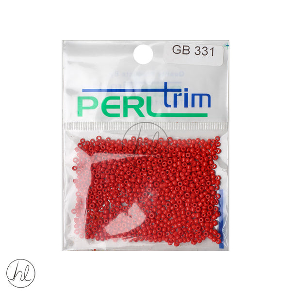 GLASS SEED BEADS (RED) (GB331)
