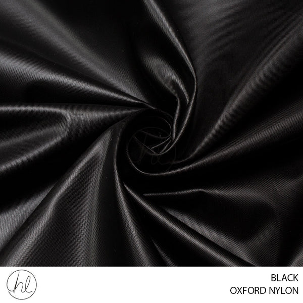 OXFORD NYLON (139) (PER M) (BLACK)	(150CM WIDE)