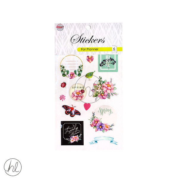 STICKERS PLANNER SPRING (6 SHEETS)	26009