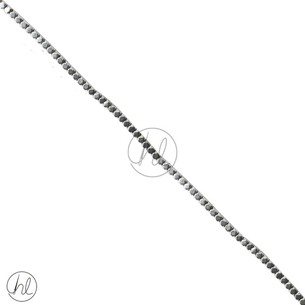 GLASS STRING BEADS (SILVER)