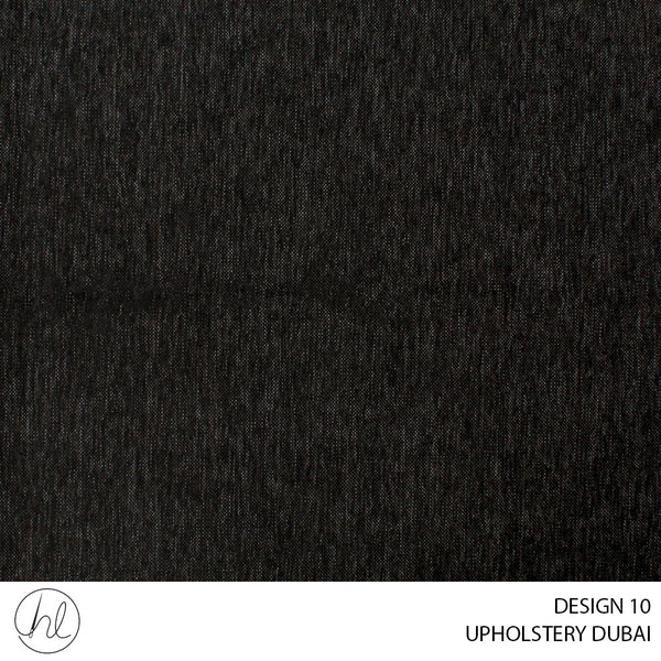 DUBAI  UPHOLSTERY(DESIGN 10) BLACK (140CM) PER M