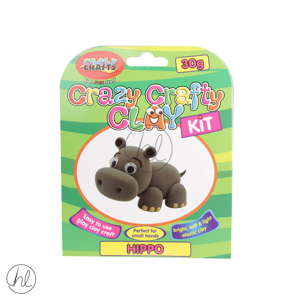 CRAZY CRAFT CLAY KIT HIPPO CK30