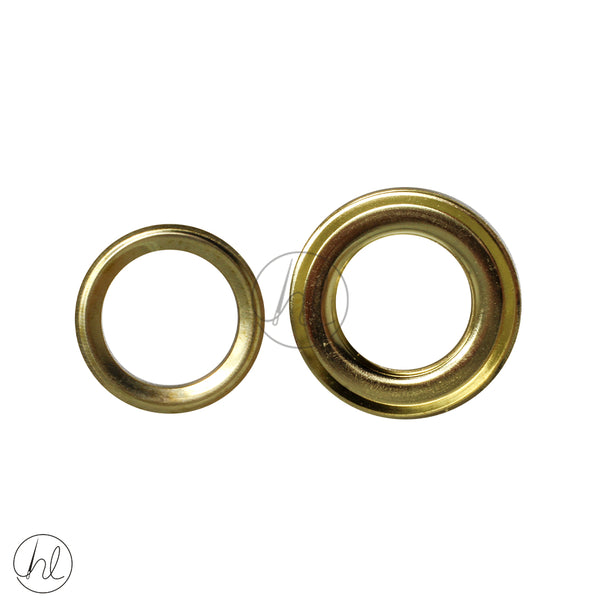EYELET WITH WASHER (10 P-PACK) GOLD (047-867)