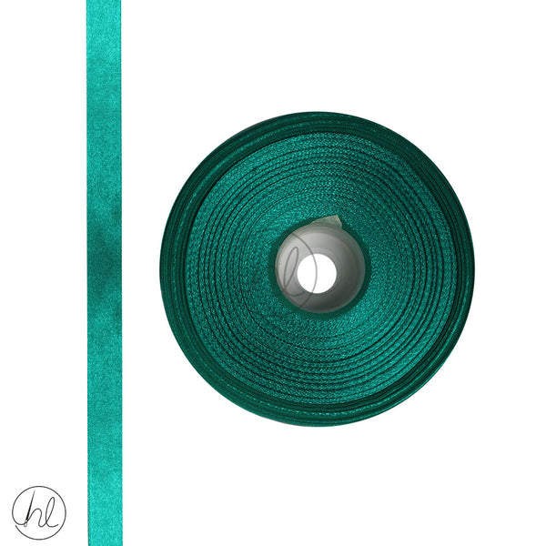 SATIN RIBBONS (TURQUOISE) PER ROLL (15MM)