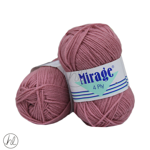 MIRAGE 4PLY WOOL 25G DUSTY PINK