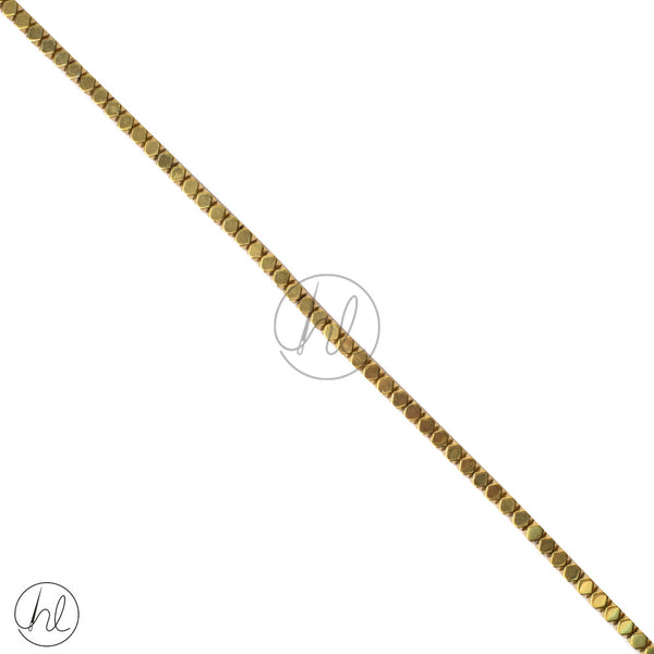 GLASS STRING BEADS (GOLD)