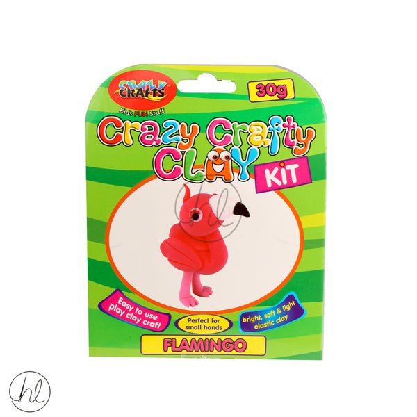 CRAZY CRAFT CLAY KIT FLAMINGO CK30