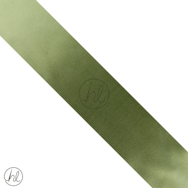 SATIN RIBBON ROLL OLIVE (50MMx20M) (18)