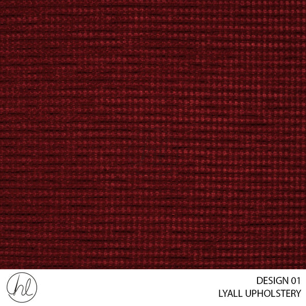 LYALL UPHOLSTERY (DESIGN 01) (140CM) (PER M) ROUGE (BUY 20M OR MORE FOR R79.99)