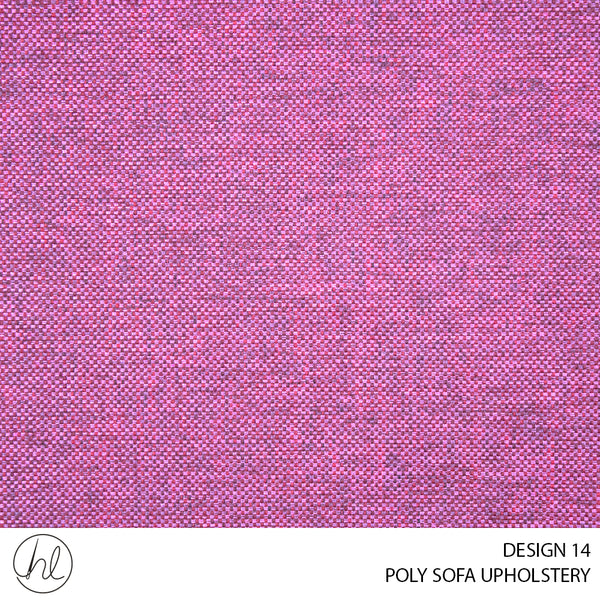 POLY SOFA UPHOLSTERY (DESIGN 14) (140CM) (PER M) PINK (BUY 20M OR MORE FOR R39.99)