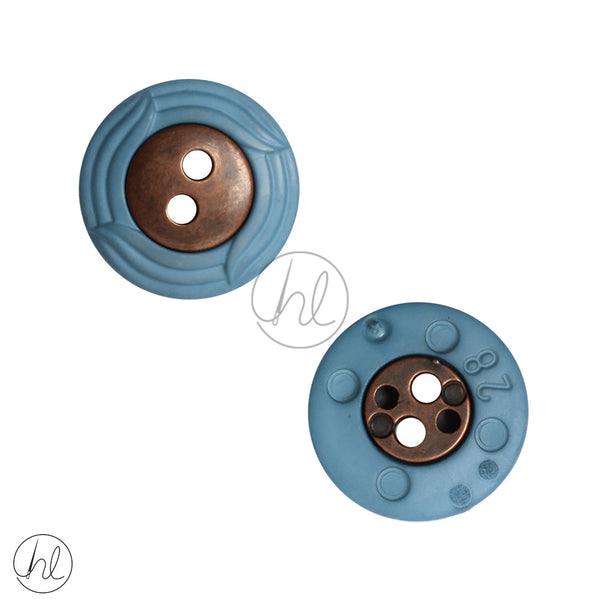 FANCY BUTTONS (MOROCCAN BLUE) 1249 (19MM)