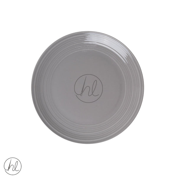 JENNA CLIFFORD SIDE PLATE EMBOSSED LINES (LIGHT GREY) JC-7073