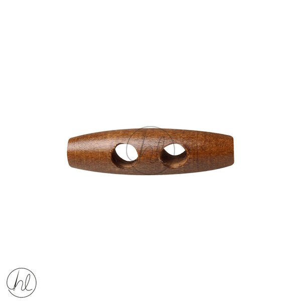 TOGGLE WOODEN WORK BROWN 045-2224 (42MM)