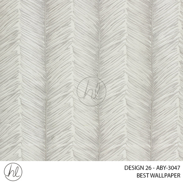 BEST WALL WALLPAPER (DESIGN 26 - ABY-3047) (53CMX10M) (PER ROLL)