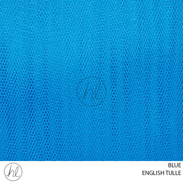 ENGLISH TULLE (56) (PER M) (BLUE) (150CM WIDE)
