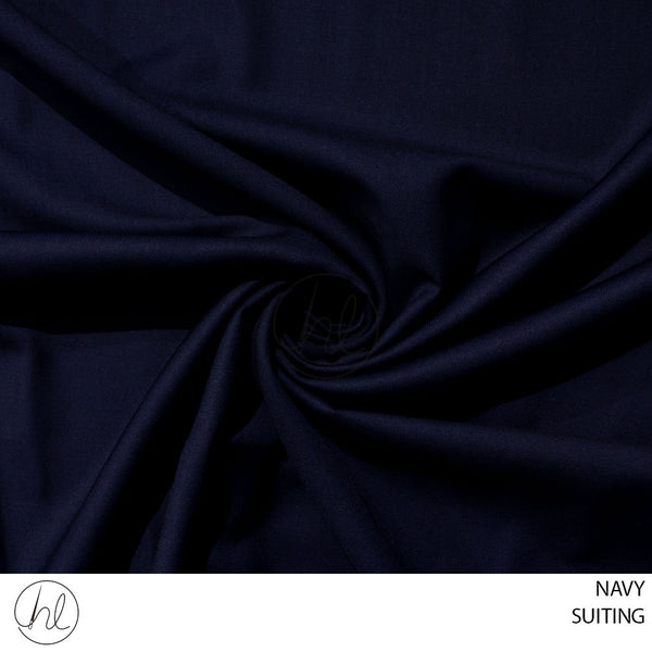 SUITING (55) (NAVY) (150CM WIDE)
