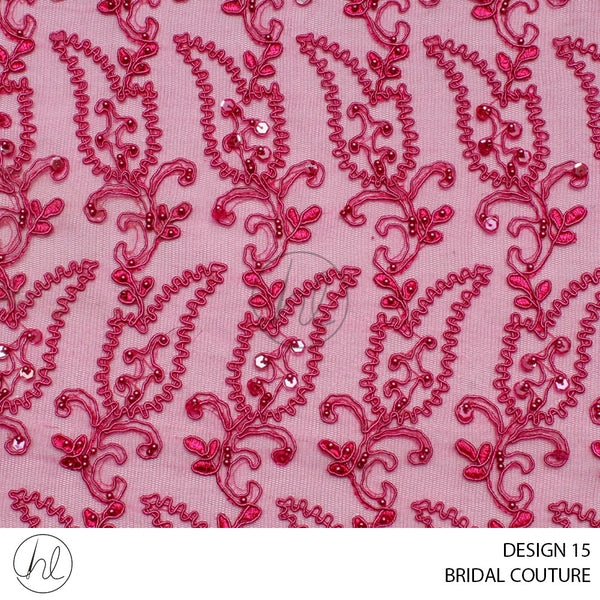 BRIDAL COUTURE (51) (PER M) (DESIGN 15) (PINK) (COLLECTION 05)