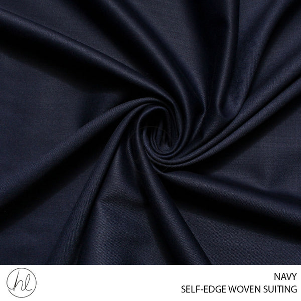 SELF-EDGE WOVEN SUITING (55) NAVY (150CM) PER M