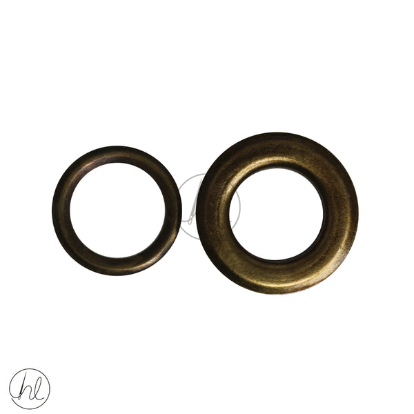 EYELET WITH WASHER (10 P-PACK) BRONZE	(047-867)