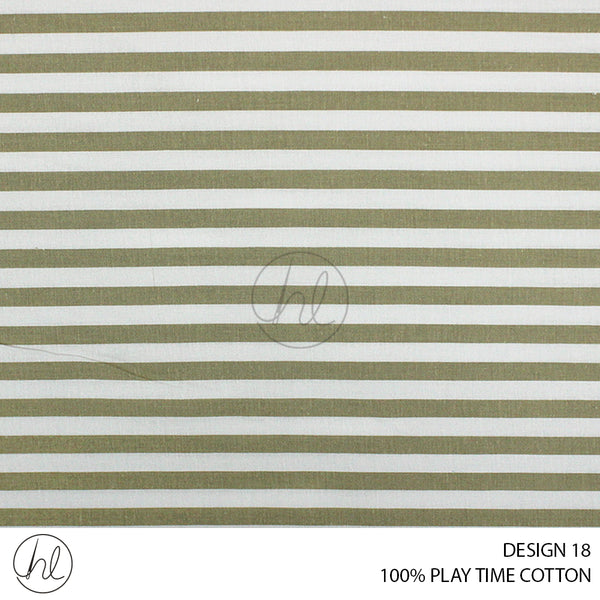 PLAYTIME COTTON (DESIGN 18) (150CM) (PER M) STONE