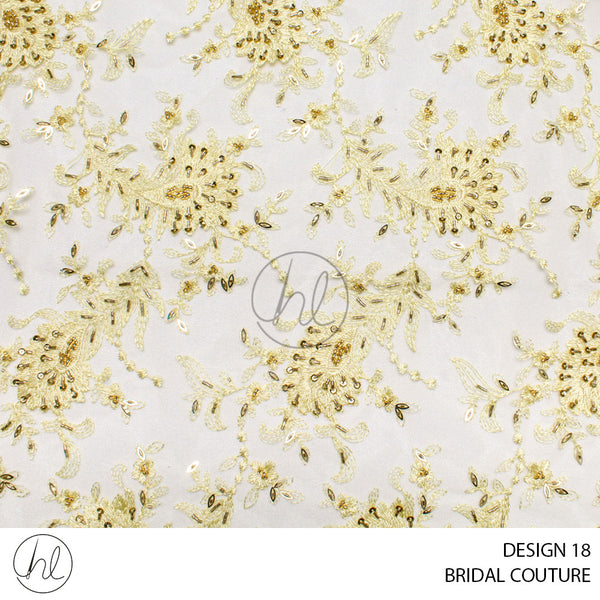 BRIDAL COUTURE (PER M) (DESIGN 18) (YELLOW) (COLLECTION 02)