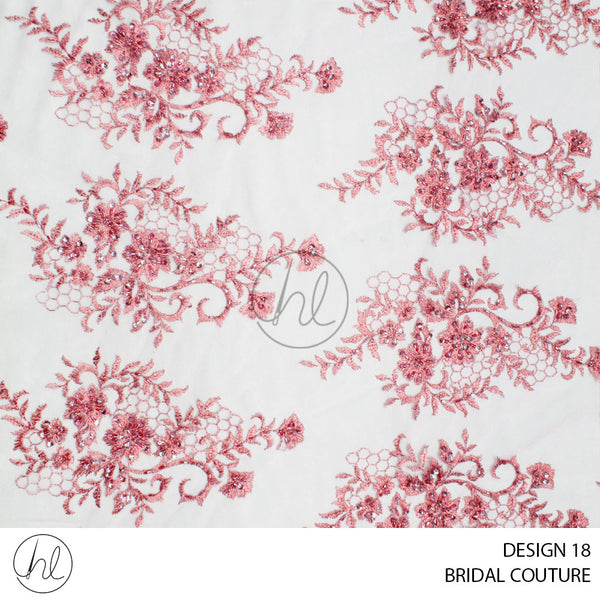 BRIDAL COUTURE (51) (PER M) (DESIGN 18) (DUSTY PINK) (COLLECTION 05)