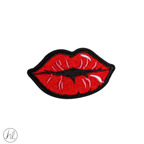 MOTIF EMBROIDERED LIPS IMX402