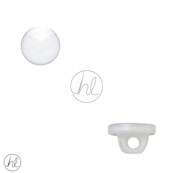 BABY BUTTON A1009 WHITE (6MM)