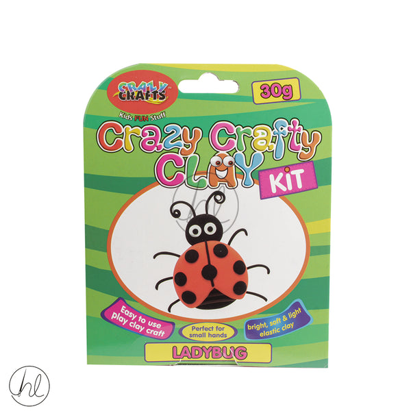 CRAZY CRAFT CLAY KIT LADY BUG CK30