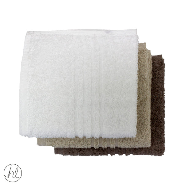 CLASSIC HOTEL COLLECTION FACE CLOTHS (30X30)