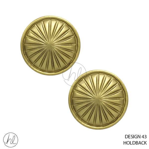 HOLDBACK (DESIGN 43) GOLD