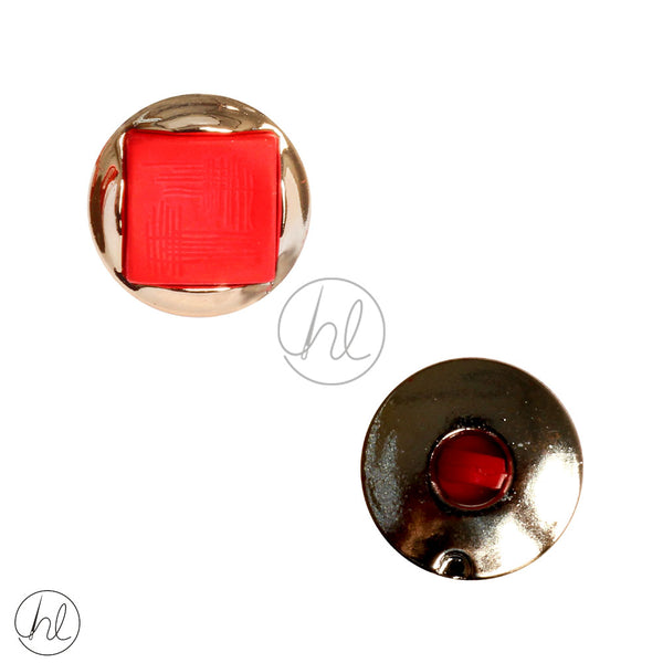 BUTTONS FANCY (RED AND GOLD) BT1427 (18MM)
