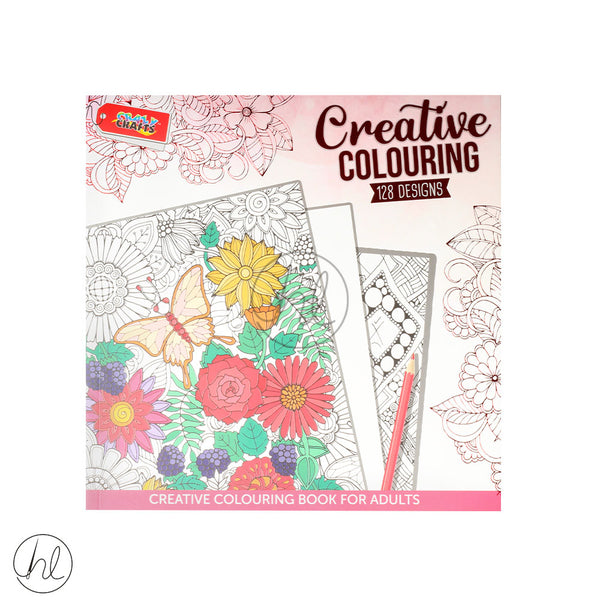 CREATIVE COLOURING BOOK (PINK) CCBP