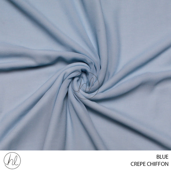 CREPE CHIFFON (PER M) (781) (BLUE) (150CM WIDE)