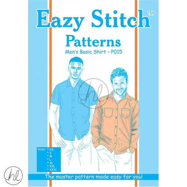 EAZY STITCH PATTERNS - MEN'S SHIRT (P015)