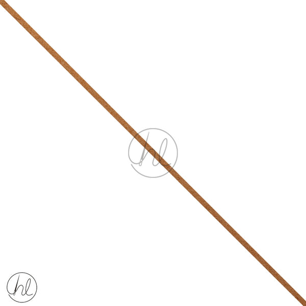LEATHER CORDS (CARAMEL) (3MM) PER METER 547