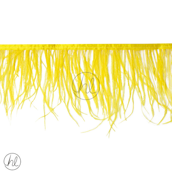 OSTRICH FEATHERS (BRIGHT YELLOW) (HW) PER M