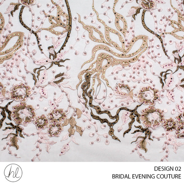 BRIDAL EVENING COUTURE (PER M) (DESIGN 02) (PINK) (COLLECTION 05)