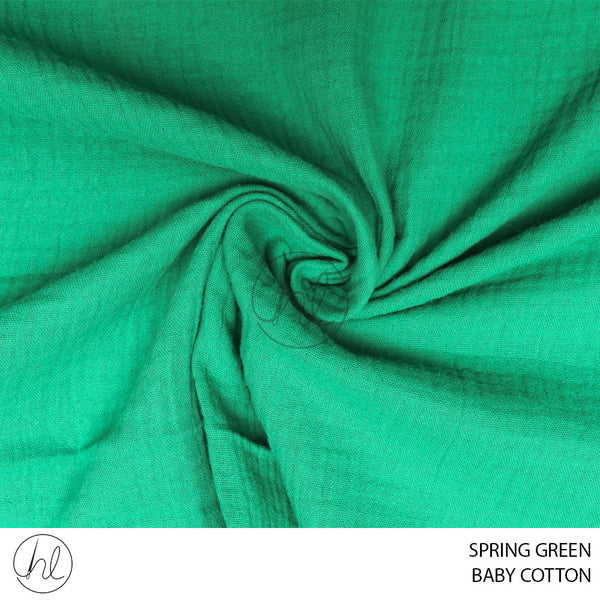 BABY COTTON (PER M) (SPRING GREEN) (150CM WIDE)