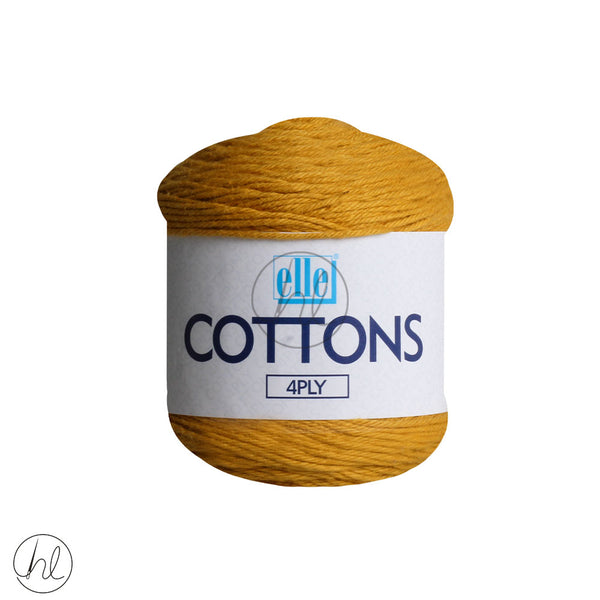 ELLE COTTONS 4PLY (MUSTARD) (50G)