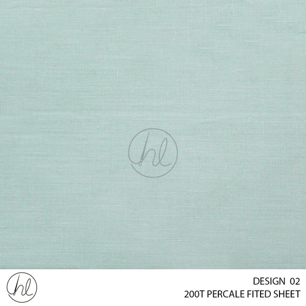 200T PERCALE FITTED SHEET (DESIGN 02)