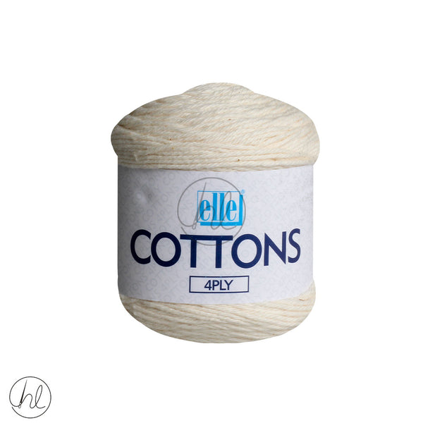 ELLE COTTONS 4PLY (NATURAL) (50G)