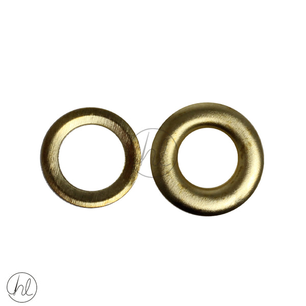 EYELETS AND WASHER (6MM) GOLD (047-191)