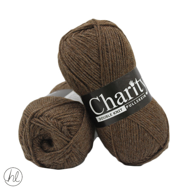 CHARITY PULLSKEIN DOUBLE KNIT 100G COCOA