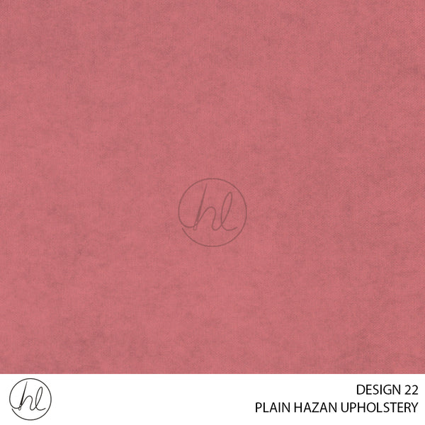 PLAIN HAZAN UPHOLSTERY (DESIGN 22) (61) (140CM) (PER M) DARK PINK