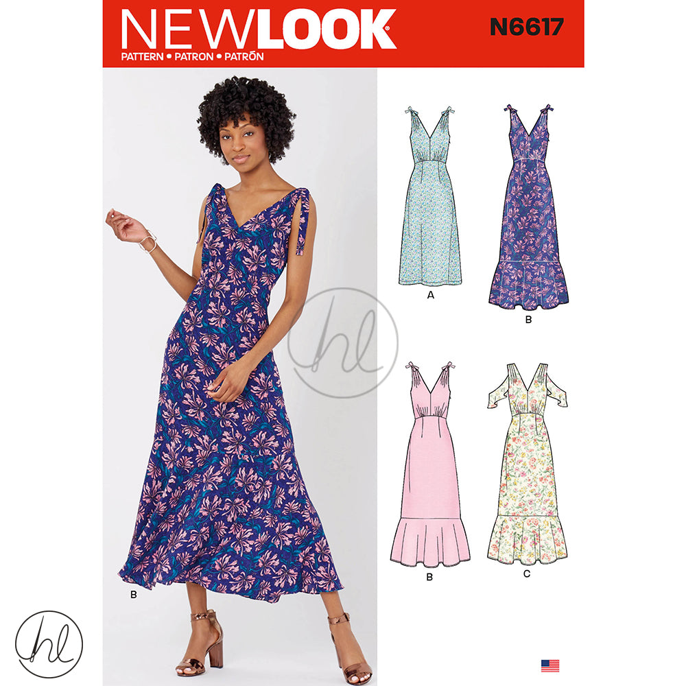 New Look Sewing Pattern - Make a Dress - Size Sizes in One - Fabriclan