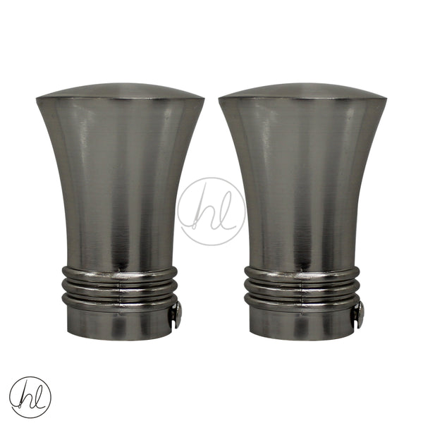 FINIAL HAT (2 PER PACK) (25MM) (STAINLESS STEEL)