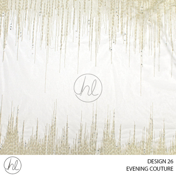EVENING COUTURE (51) (PER M) (DESIGN 26) (CHAMPAGNE) (COLLECTION 02)