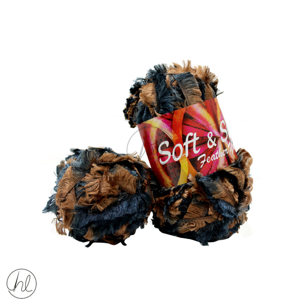 SOFT & SWEET FEATHER YARN (50G) COYOTE